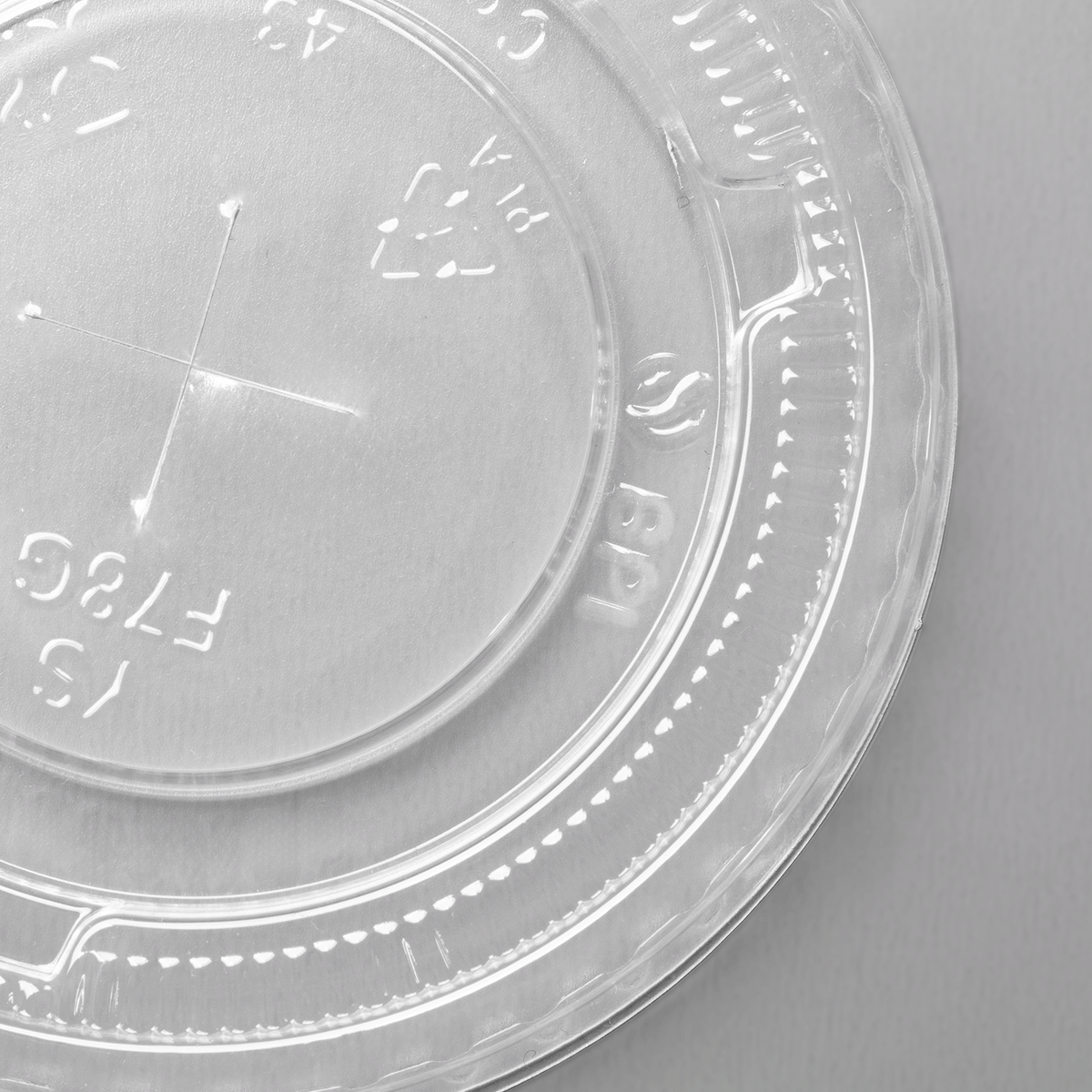 Karat Earth 78mm PLA Flat Lid for 10oz PLA Cup - 1,000 pcs