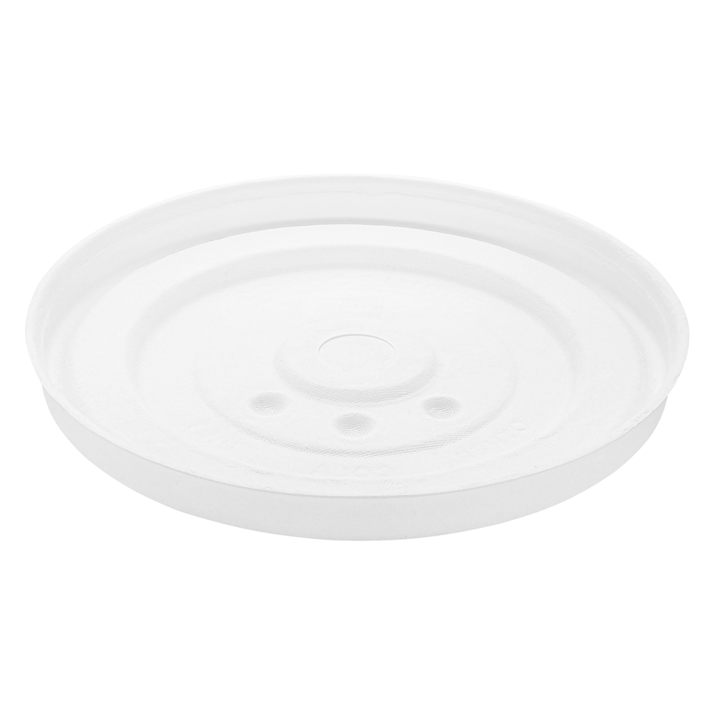 Karat Earth Compostable Fiber Paper Flat lid for 32 oz Paper Cold Cup (104.5mm) - 600 pcs