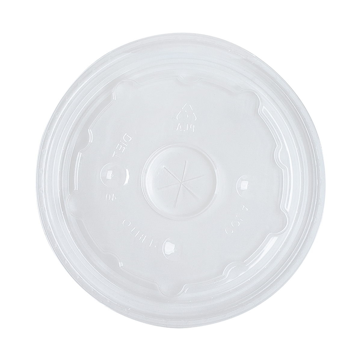 Karat Earth PLA Flat Lid for 44oz Paper Cold Cup (115mm) - 480 pcs