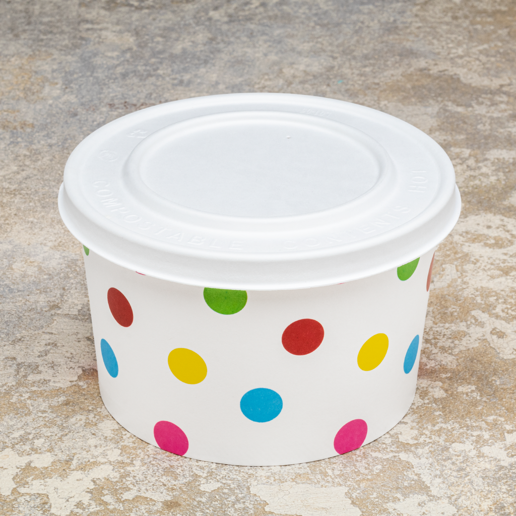 Karat Earth 127mm Compostable Fiber Paper Flat lid for 20 oz Paper Food Container - 600 pcs