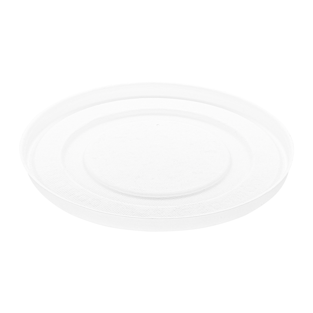 Karat Earth 142mm Compostable Fiber Paper Flat lid for 24-32 oz Paper Food Container - 600 pcs