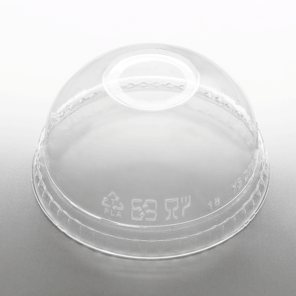 Karat Earth 78mm PLA Dome Lid for 10oz PLA Cup - 1,000 pcs