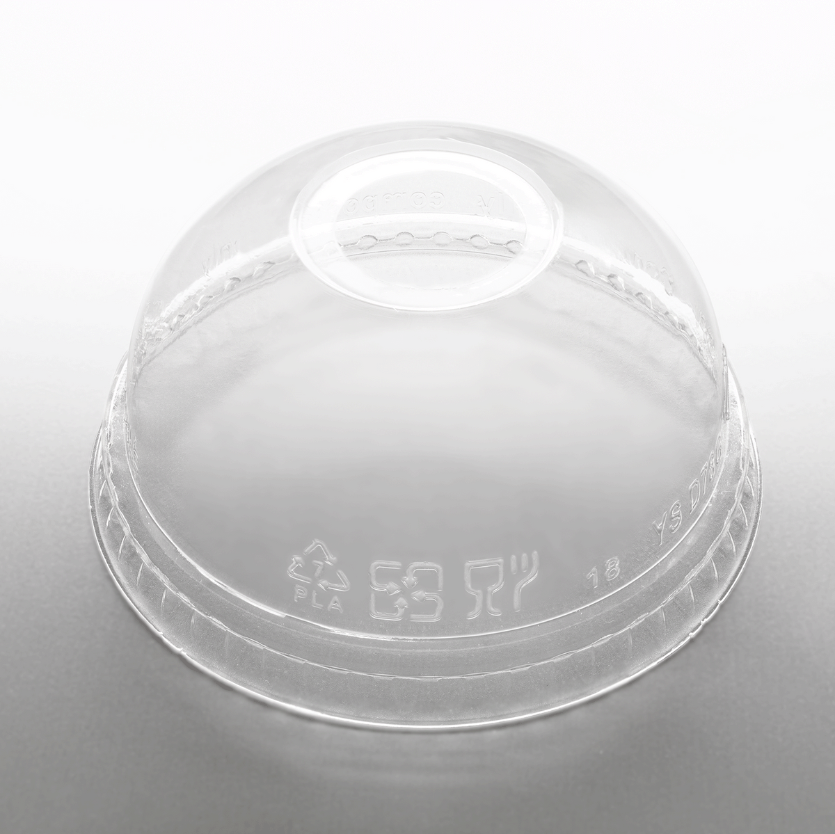 Karat Earth 78mm PLA Dome Lid for 10oz PLA Cup - 1,000 pcs