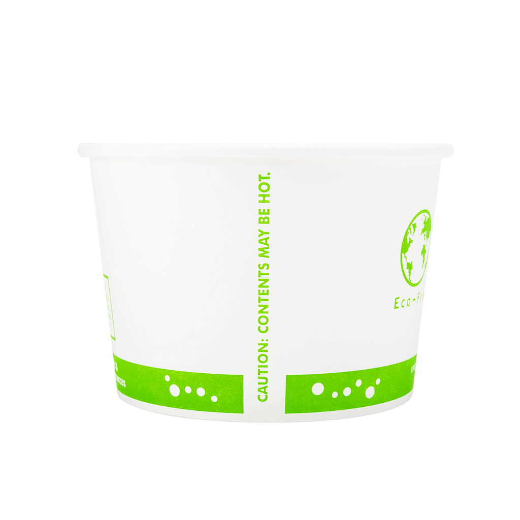 Karat Earth 16oz Eco-Friendly Paper Food Containers (114.6mm), Generic Print - 500 pcs