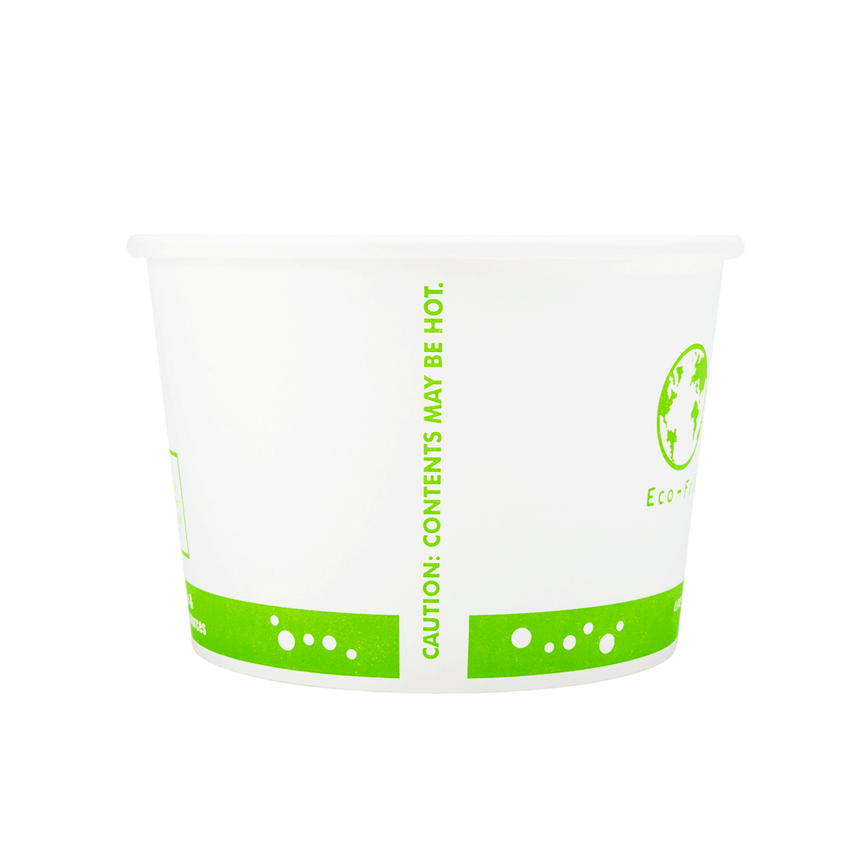 Karat Earth 16oz Eco-Friendly Paper Food Containers (114.6mm), Generic Print - 500 pcs