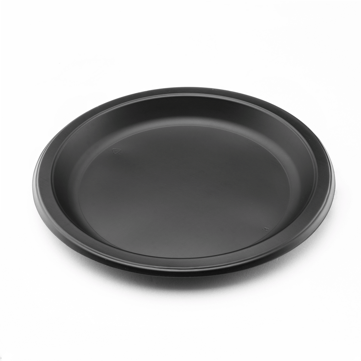 Karat Earth 9" Mineral Filled PP Round Plates, Black - 500 pcs