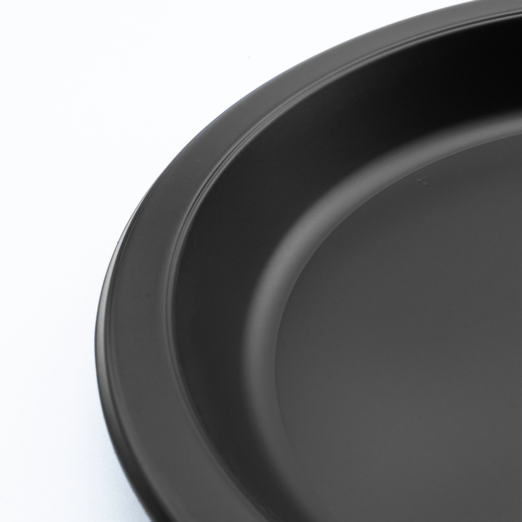 Karat Earth 10.25" Mineral Filled PP Round Plates, Black - 500 pcs