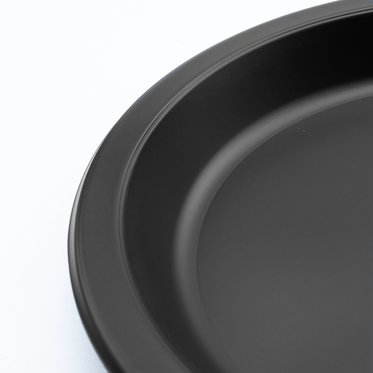 Karat Earth 10.25" Mineral Filled PP Round Plates, Black - 500 pcs