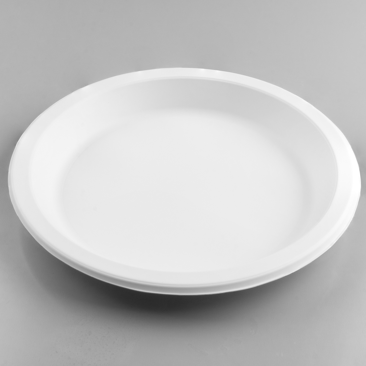 Karat Earth 10.25" Mineral Filled PP Round Plates, White - 500 pcs