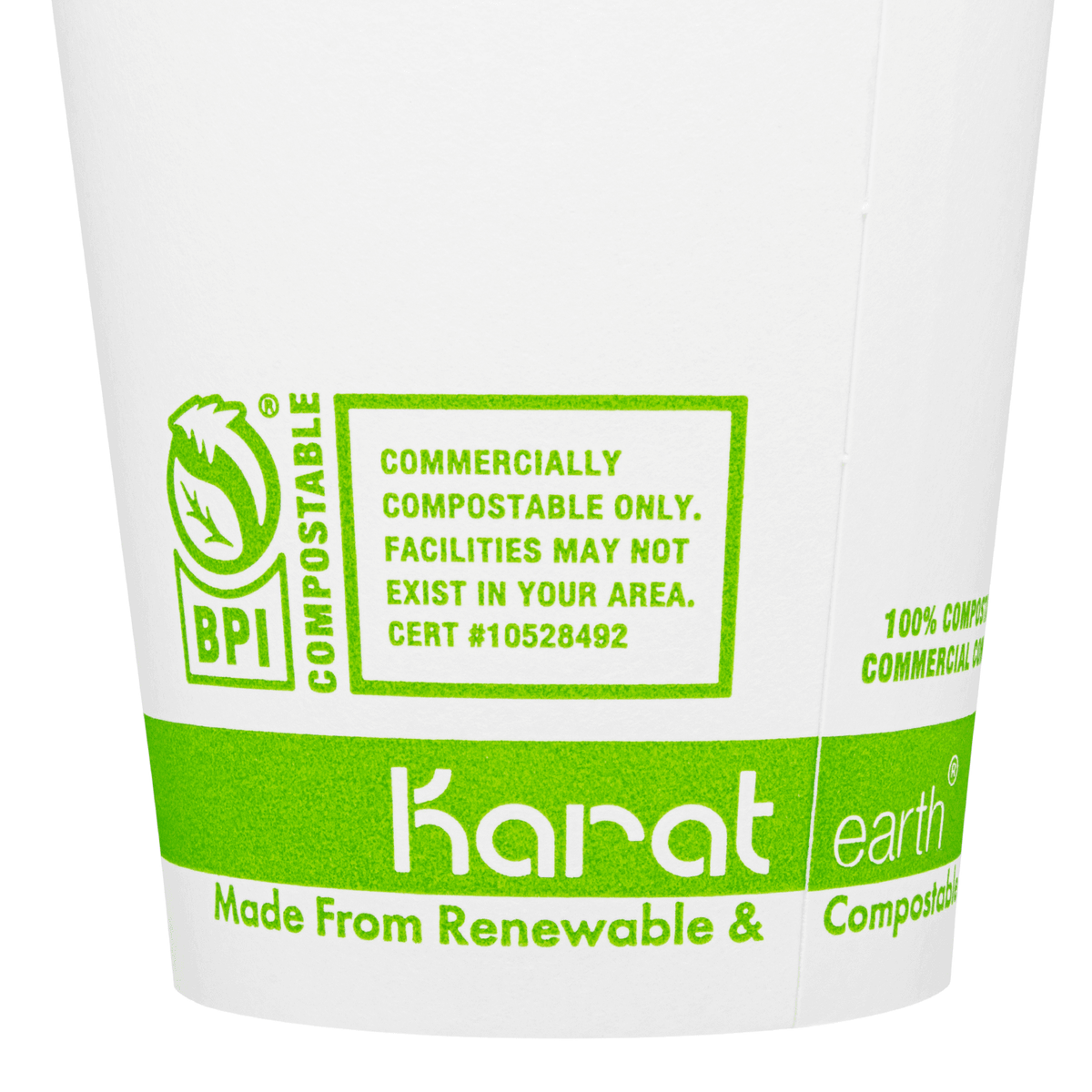 Karat Earth 5.5 oz ONE EARTH Eco-Friendly Paper Charcuterie Cups, Scoop Cups - 1,000 pcs