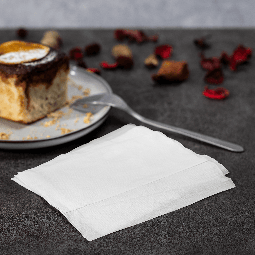 [6,000 ct] 12" x13" Off-Fold Napkins, White