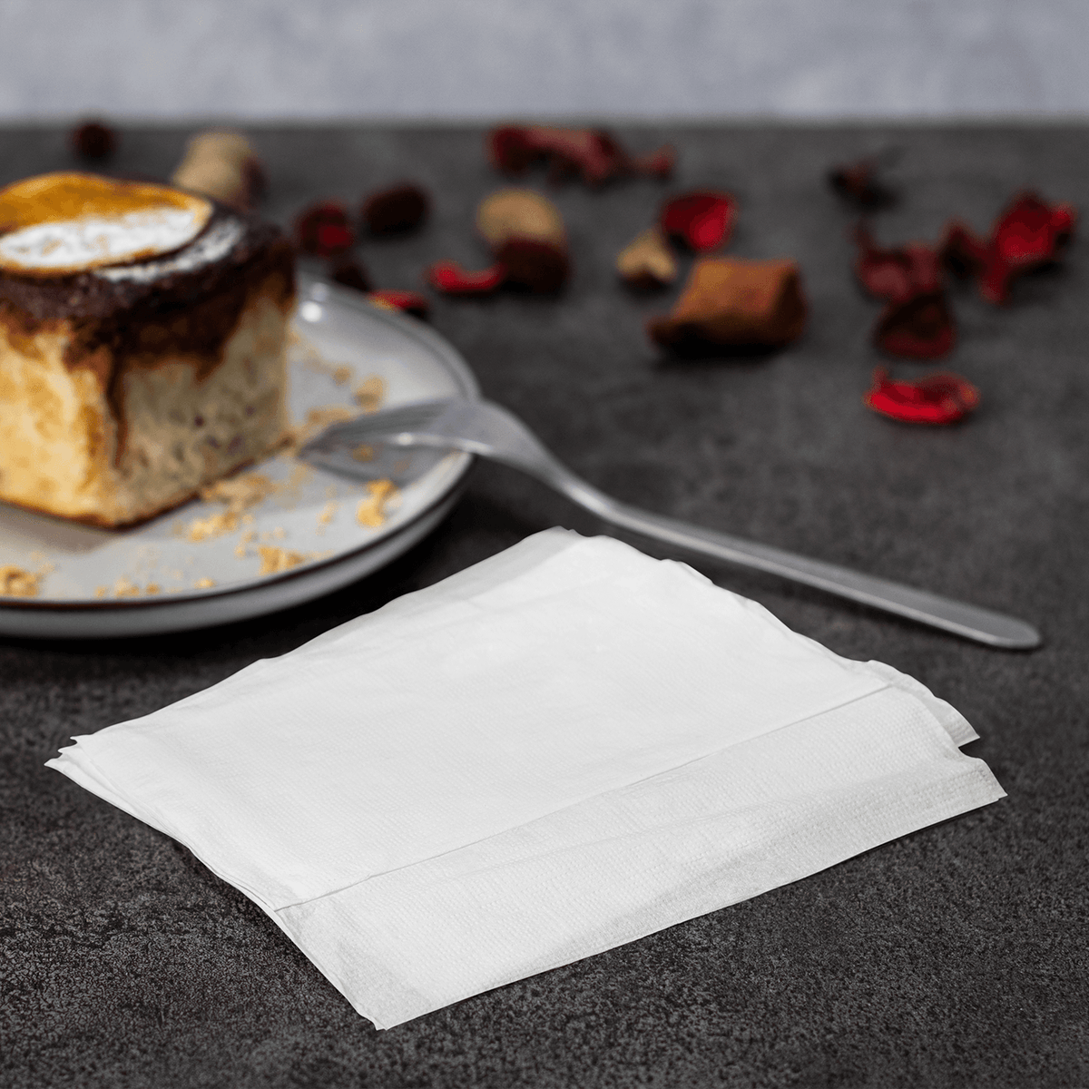 [6,000 ct] 12" x13" Off-Fold Napkins, White