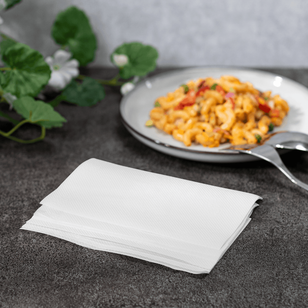 [6,000 ct] 8" x6.5" Interfold Dispense Napkins, White