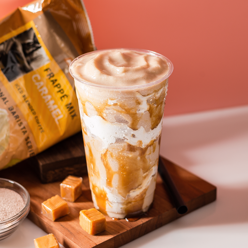 MoCafe Caramel Frappe Mix - Bag (3 lbs)