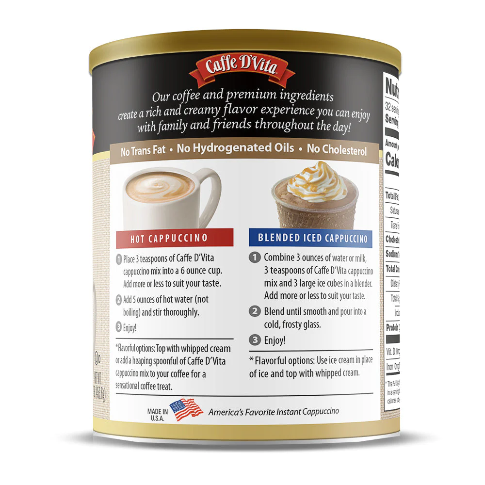 Caffe D'Vita Mocha Cappuccino - Can (16oz)