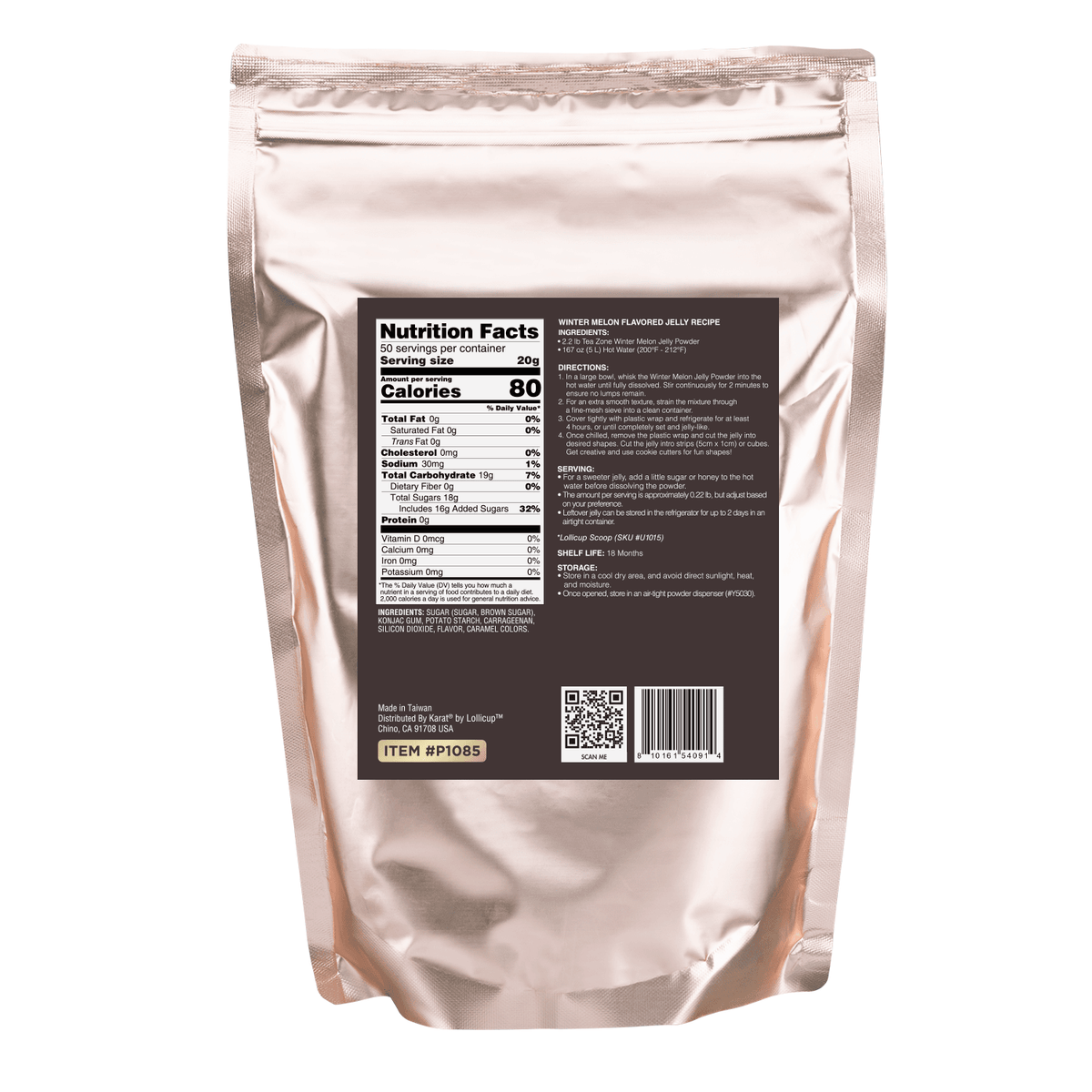 Winter Melon Jelly Powder - Bag (2.2 lbs)