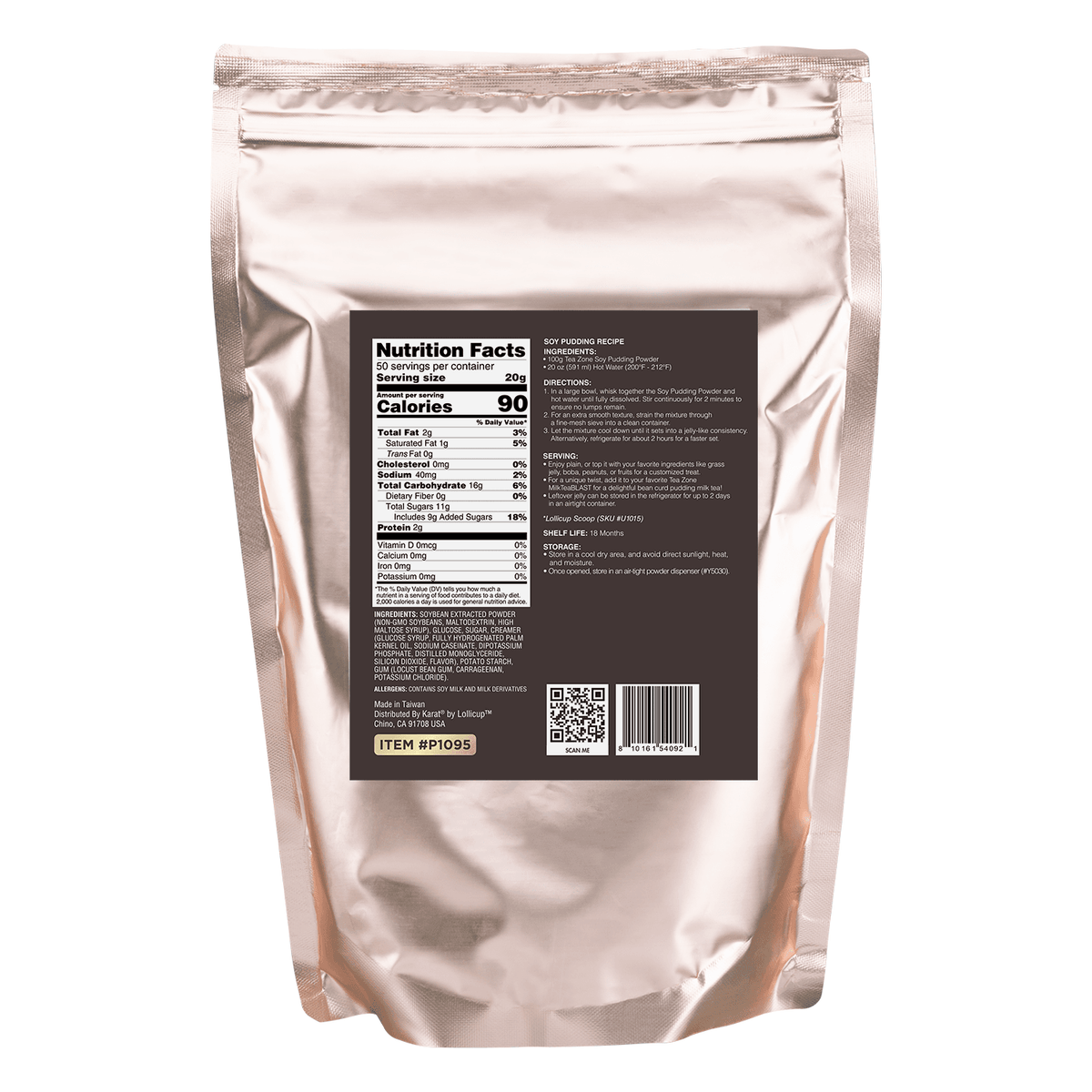 Soy Pudding Powder - Bag (2.2 lbs)