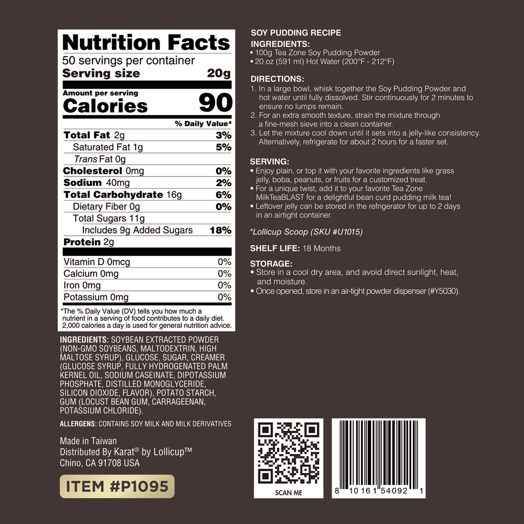 Soy Pudding Powder - Bag (2.2 lbs)