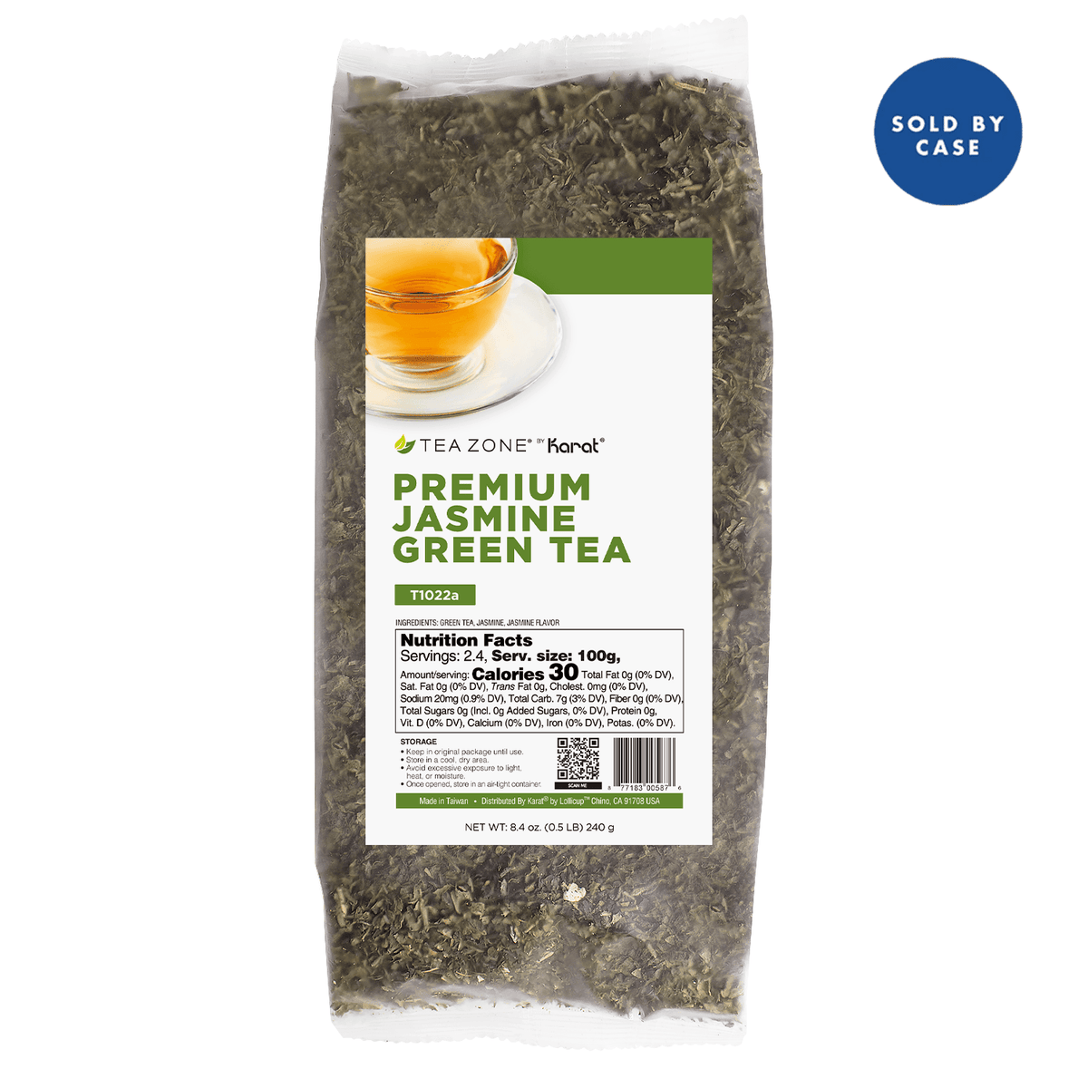 Premium Jasmine Green Tea Leaves - Case of 25 bags