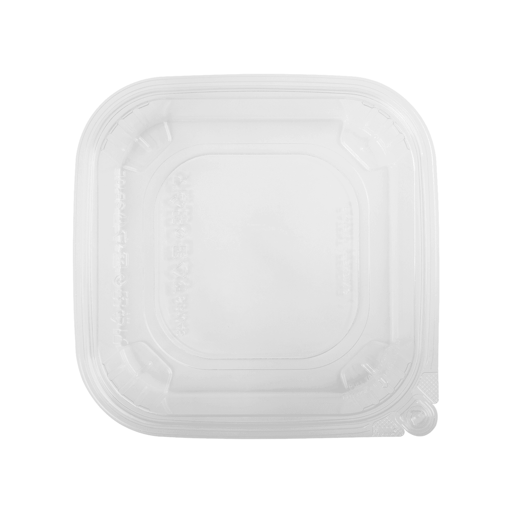 [120 sets] 48 oz PET Tamper Resistant Deli Containers with Flat Lid