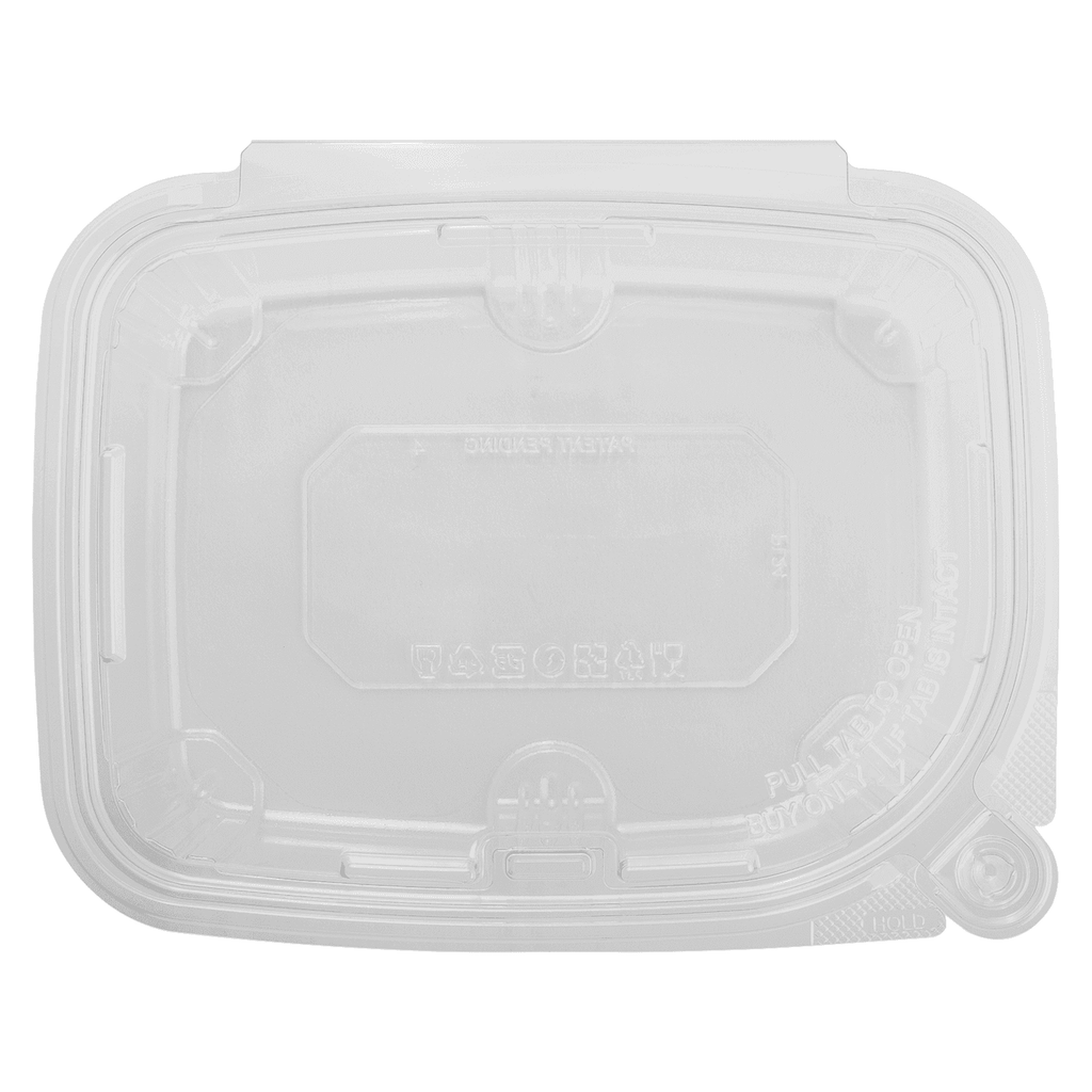 [200 sets] 24 oz PET Plastic Tamper Resistant Hinged Deli Containers with Lid