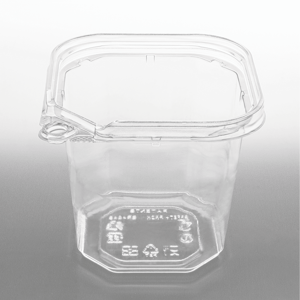 [400 ct] 24 oz PET Tamper Resistant Square Container, Clear