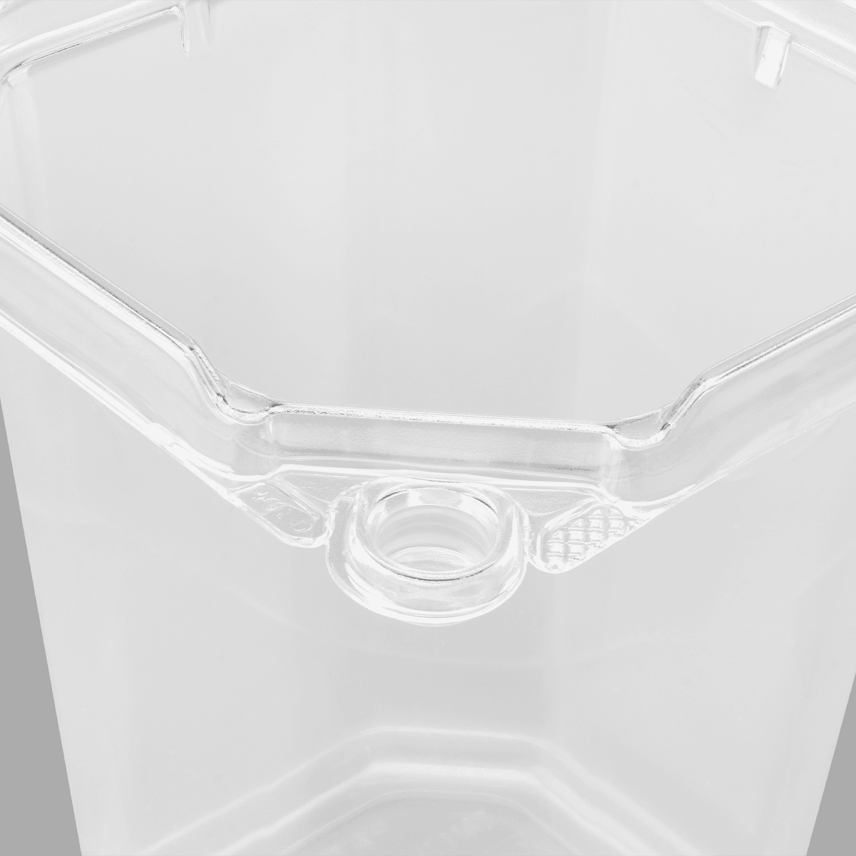 [400 ct] 32 oz PET Tamper Resistant Square Container, Clear
