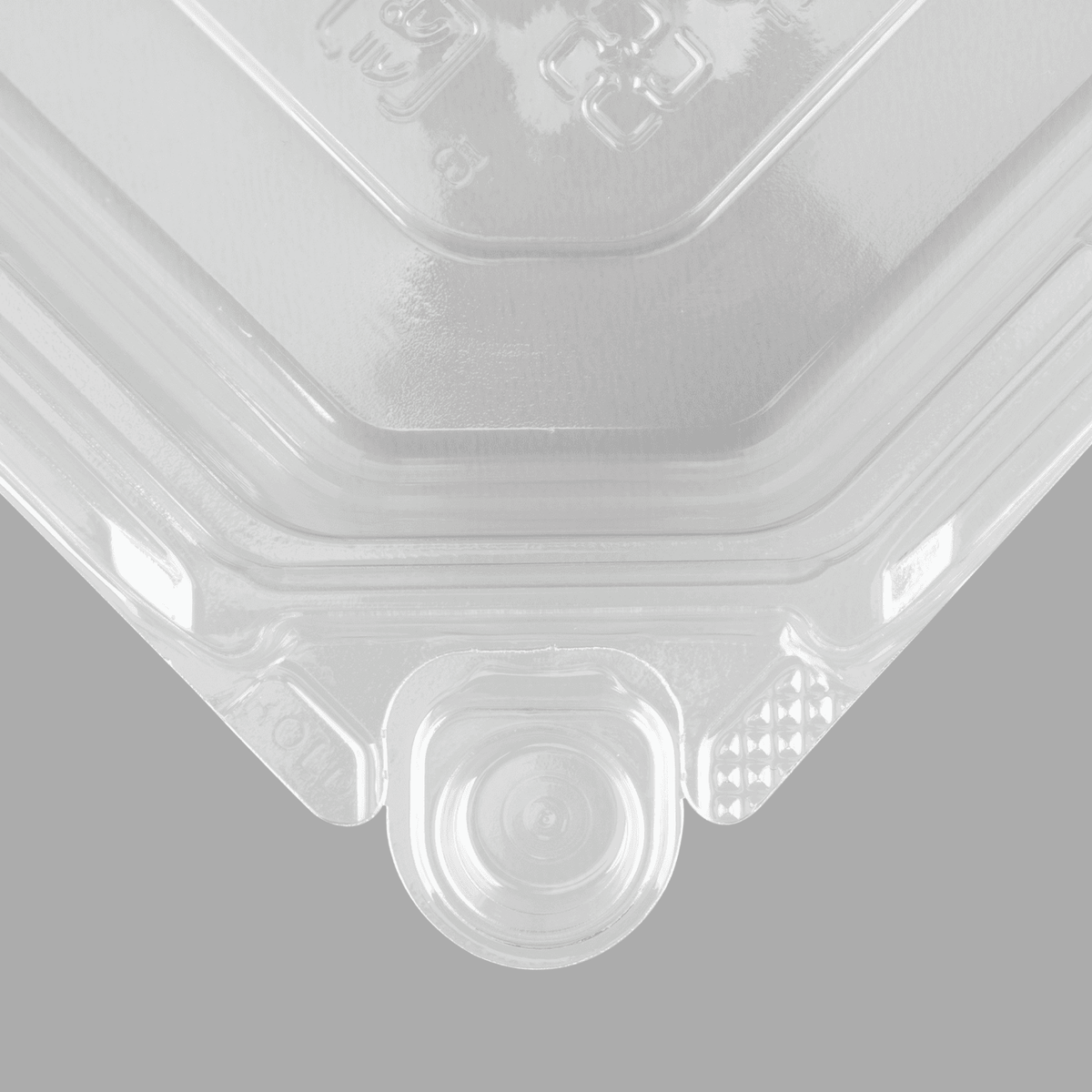 [400 ct] 8 oz PET Tamper Resistant Square Container, Clear