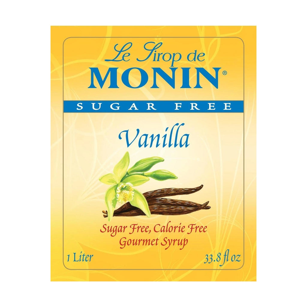 Monin Sugar Free Vanilla Syrup - Bottle (1L)