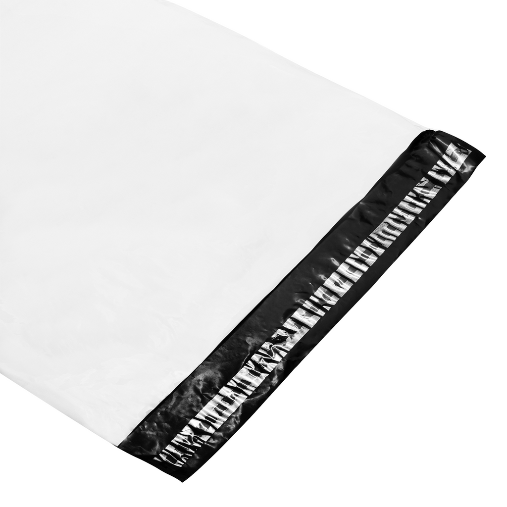 [500 ct] 15.75''x17.33" Poly Mailers with Tamper-Evident Adhesive Closure, White