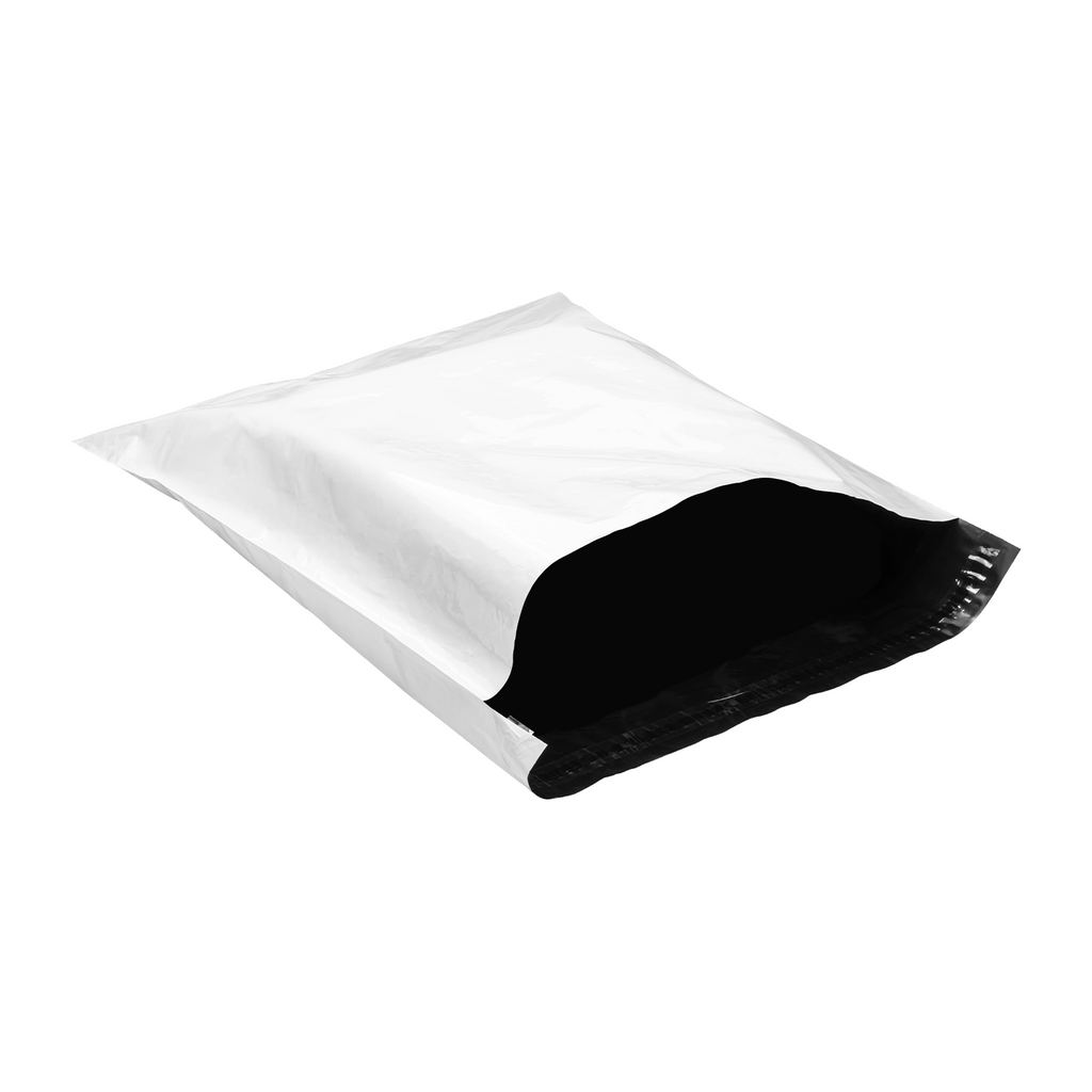 [500 ct] 15.75''x17.33" Poly Mailers with Tamper-Evident Adhesive Closure, White