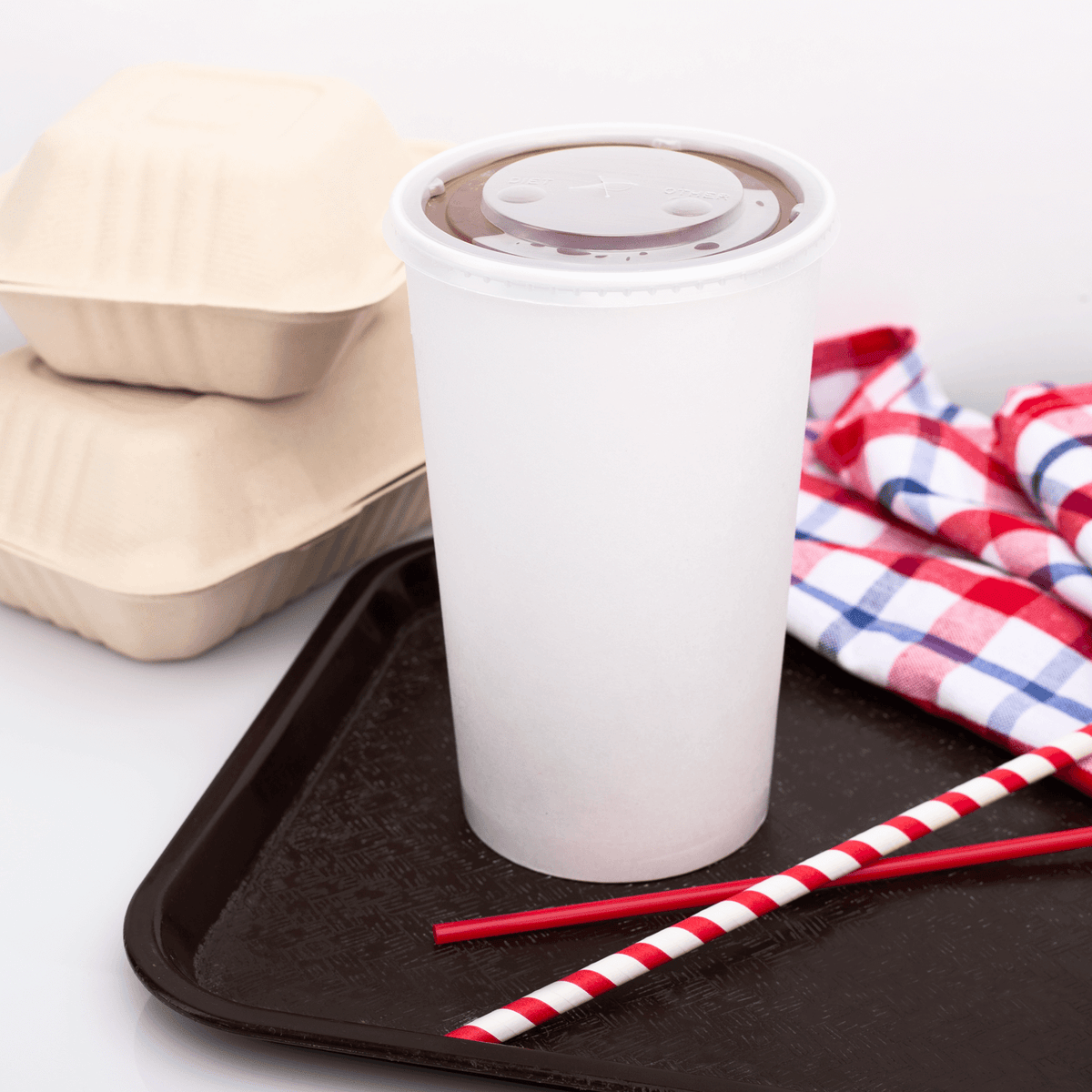 [500 ct] 44 oz Cold Paper Cup (115 mm), White