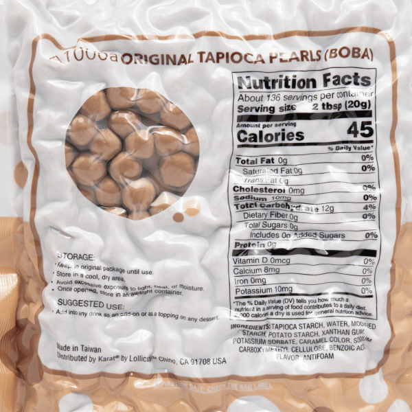 Tapioca Pearls (Original) - Case of 6 Bags