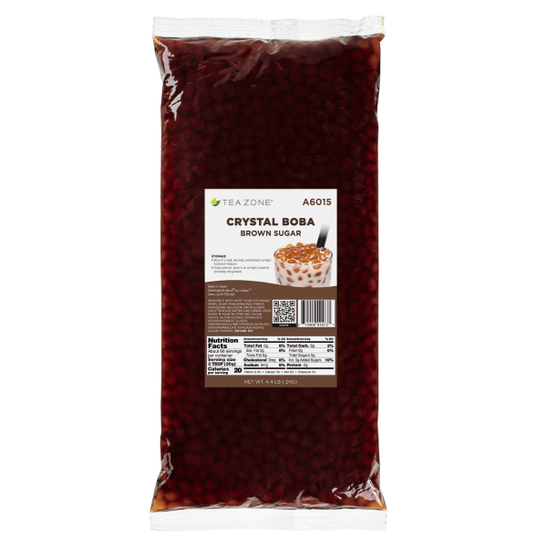 Crystal Boba, Brown Sugar - Case of 6 bags