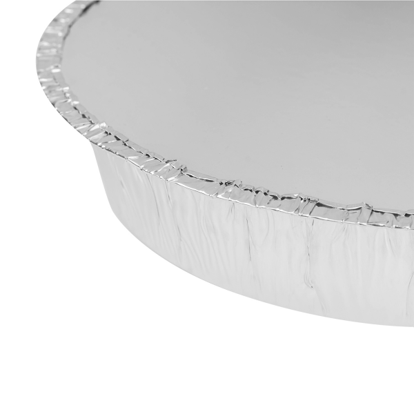 [500 ct] 8" Paper Lids for Aluminum Pans | Foil Laminated
