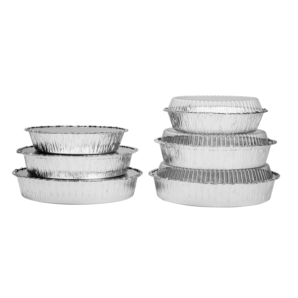 [500 ct] 8" OPS Dome Lids for Aluminum Pans