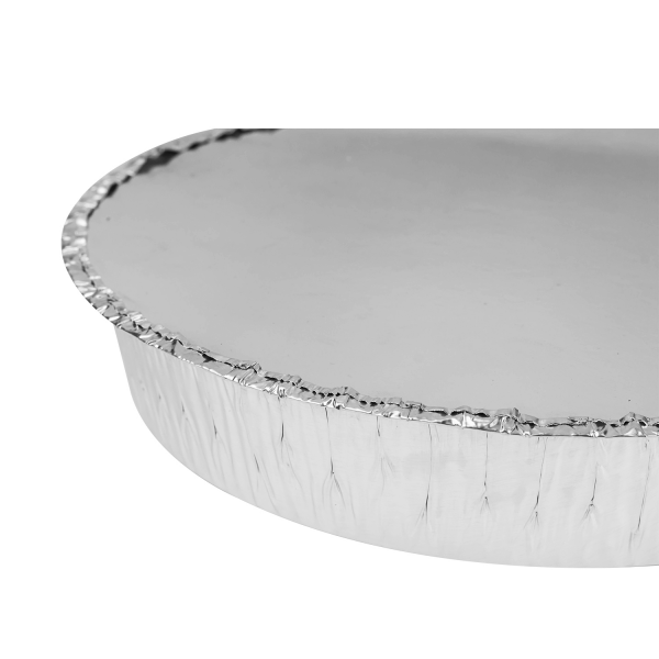 [500 ct] 9" Paper Lids for Aluminum Pans | Foil Laminated