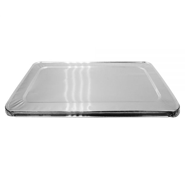 [50 ct] Aluminum Foil Steam Table Pan Lids, Full Size