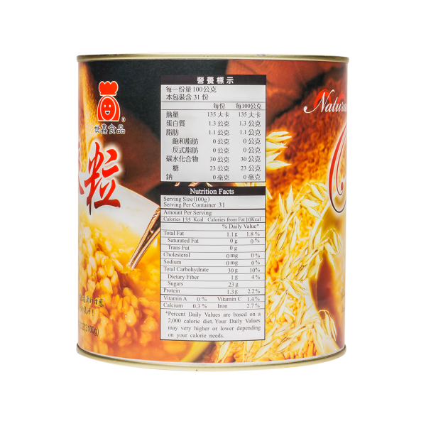 Premium Natural Oats - Can (6.83 lbs)