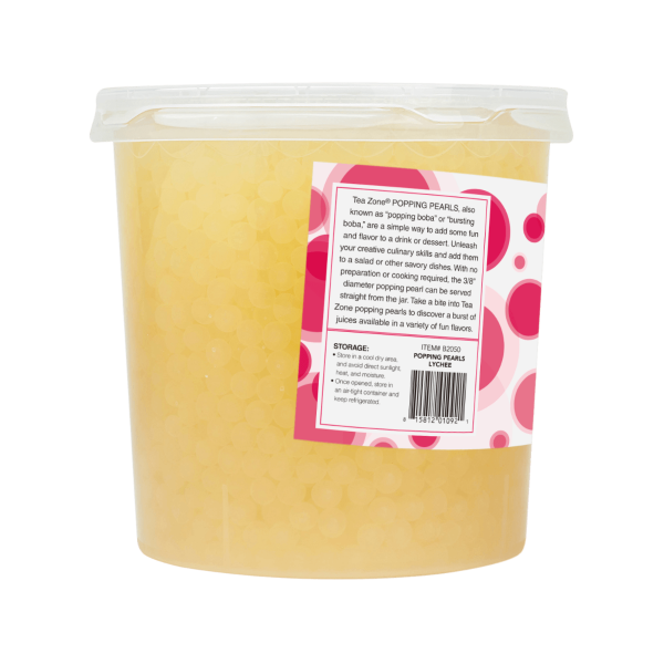 Lychee Popping Pearls - Jar (7 lbs)