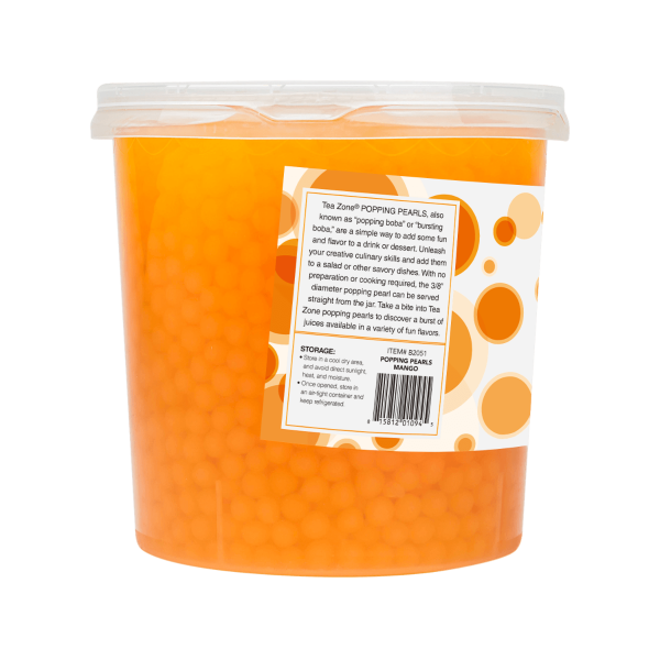 Mango Popping Pearls, 7 lbs