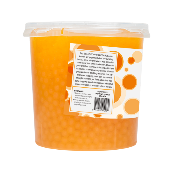 Orange Popping Pearls - Jar (7 lbs)