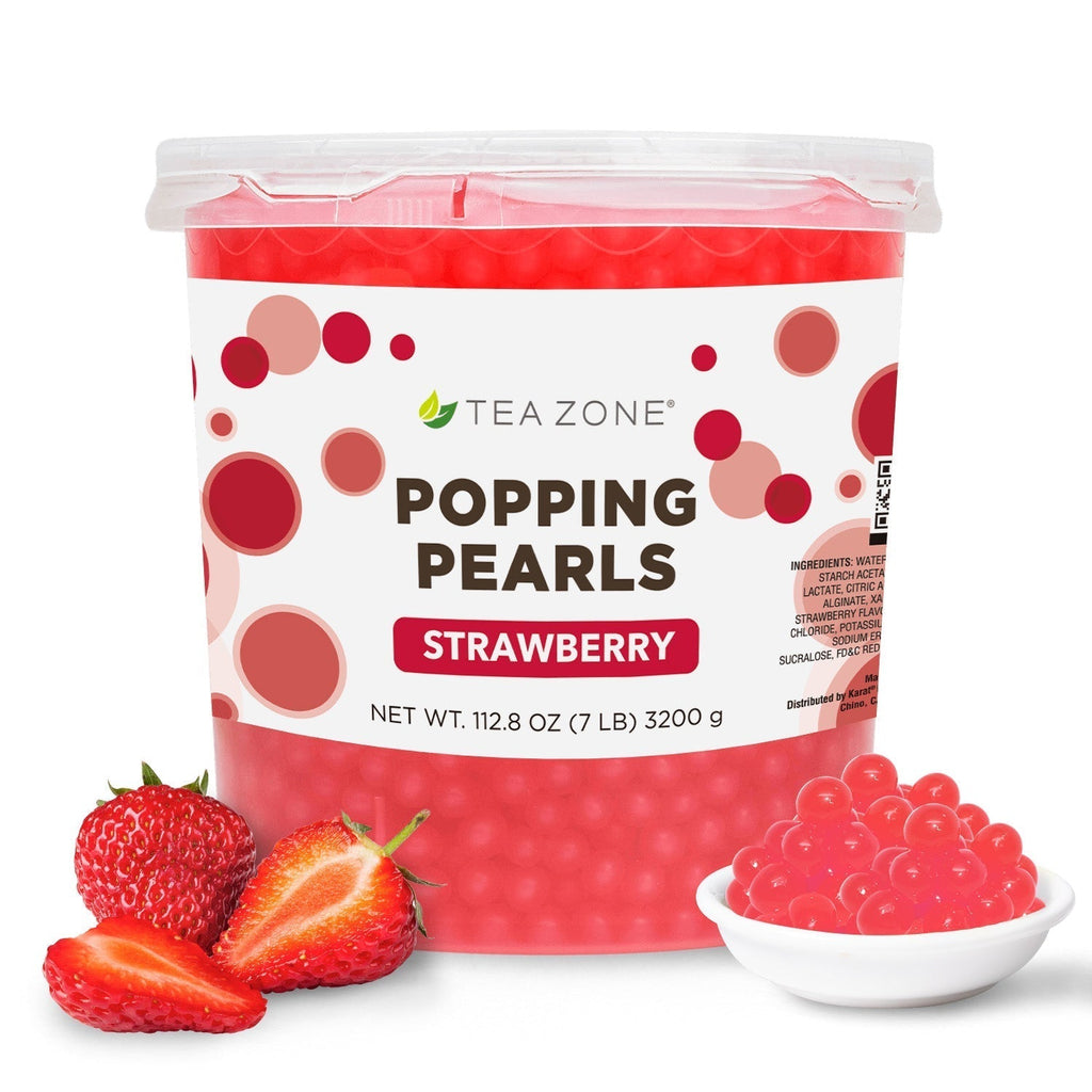 Strawberry Popping Pearls - 7 lbs