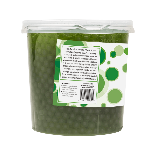 Green Apple Popping Pearls - Jar (7 lbs)