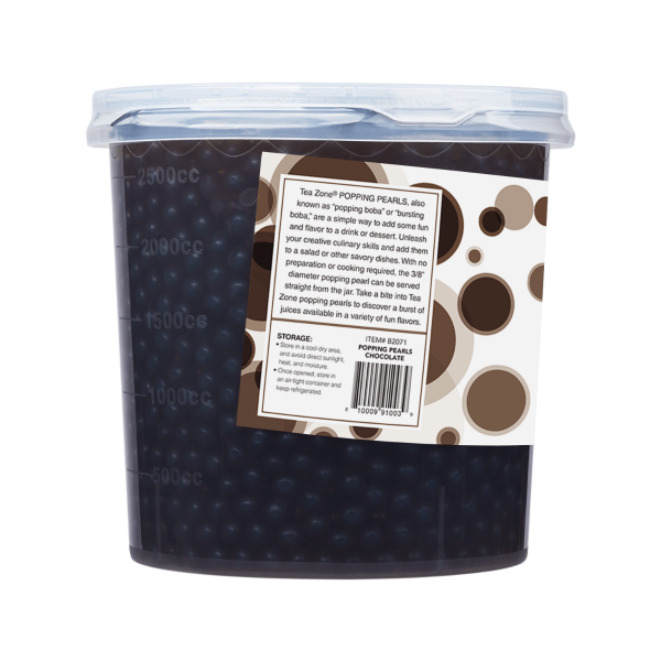 Chocolate Popping Pearls - Jar (7 lbs)