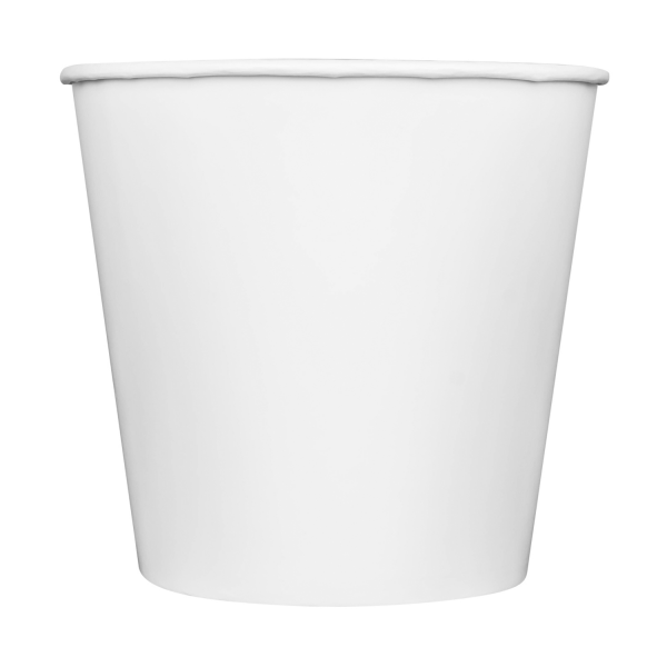 [150 sets] 170 oz Paper Food Buckets with Lids | 223 mm