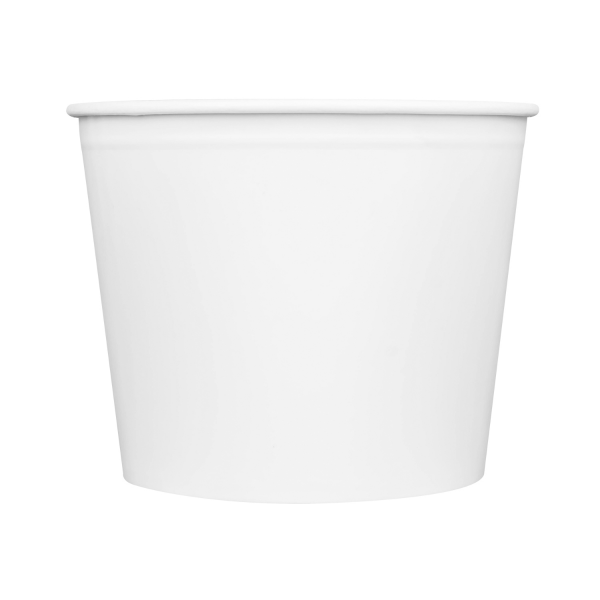 [180 ct] 85 oz Food Buckets | White | 189 mm