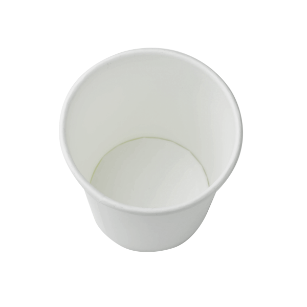 [1,000 ct] 4 oz Paper Coffee Cups | White | 62 mm