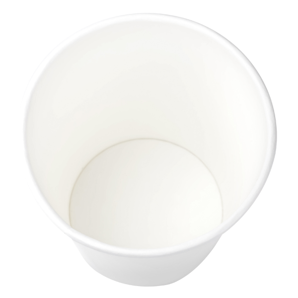 [1,000 ct] 10 oz Paper Coffee Cups | White | 90 mm