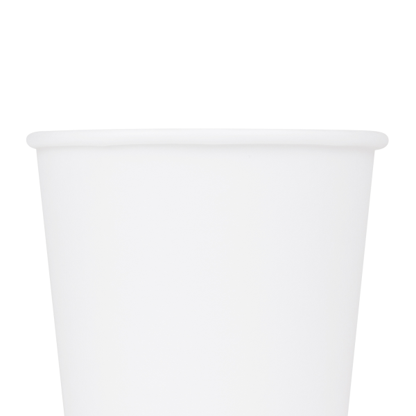 [1,000 ct] 12 oz Paper Coffee Cups | White | 90 mm